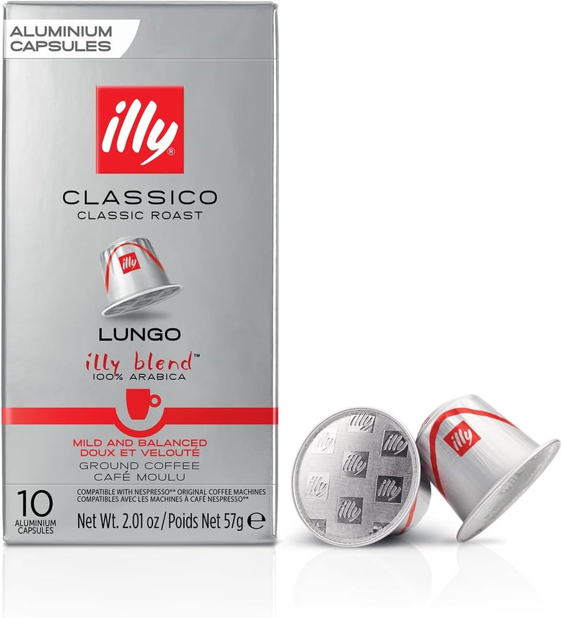 illy CLASSICO Lungo Roast Coffee Capsules - Image 1