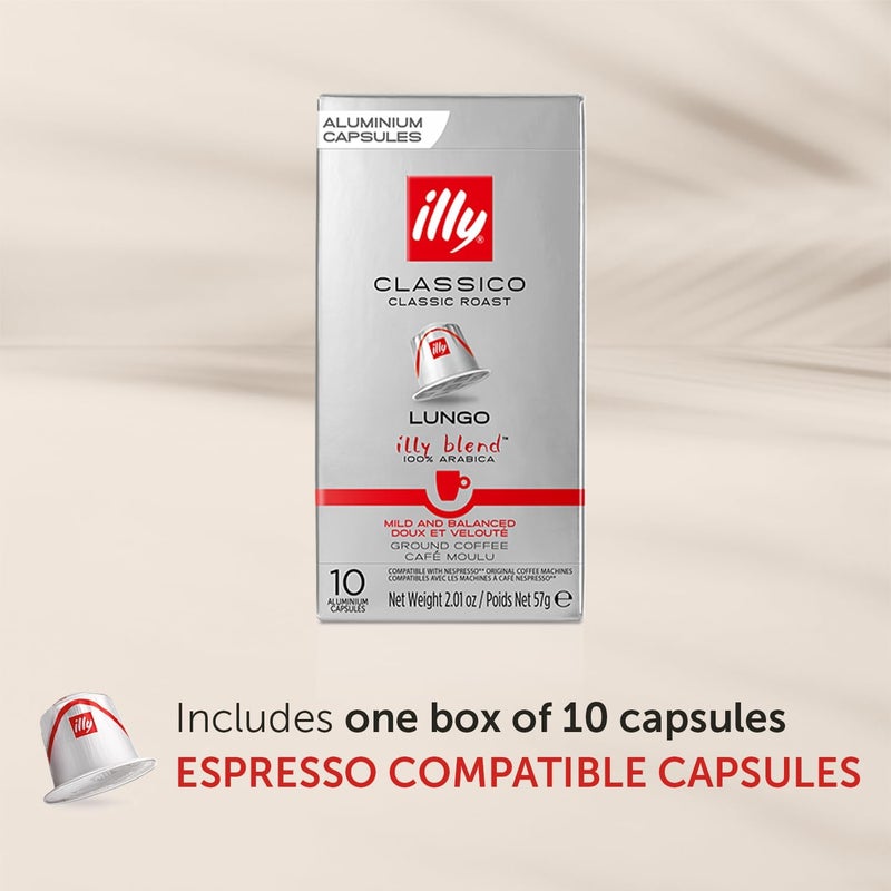 illy CLASSICO Lungo Roast Coffee Capsules - Image 2
