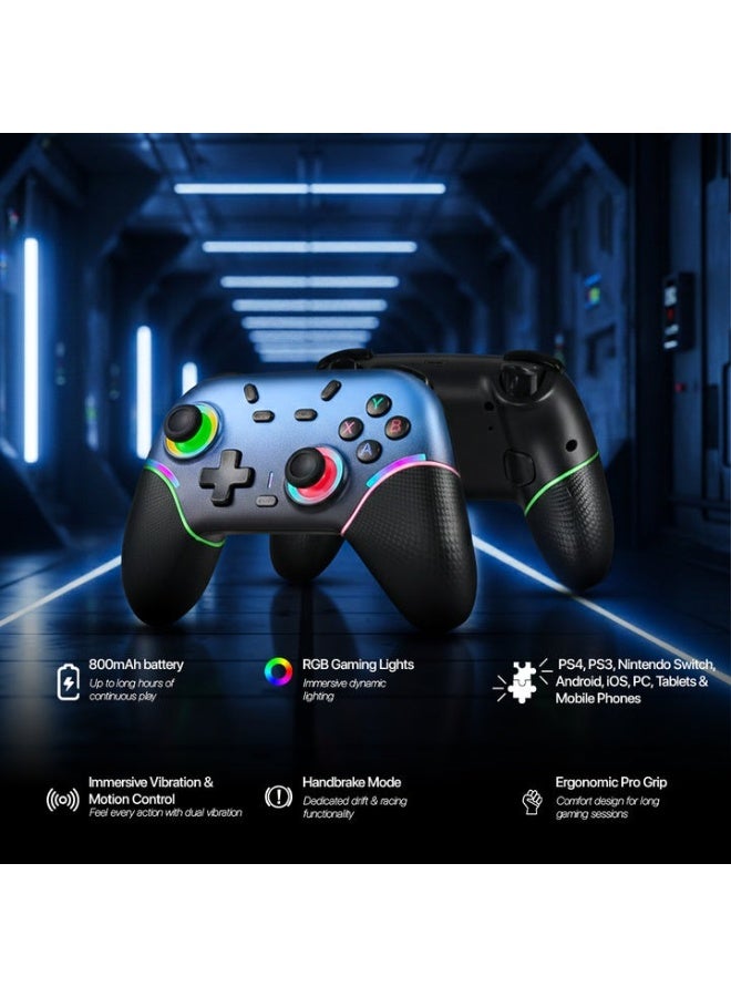 X9 Wireless Bluetooth Gamepad | Multi-Platform Controller for Switch/PS4/Android/iOS/PC - Image 2