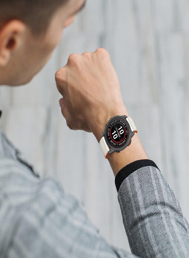 ISABAKE Magnetic Strap for Garmin Enduro 2/Fenix 8 51mm/Fenix 7X/Fenix 6X Pro, 26mm Silicone Quickfit Replacement Band, 26MM - Image 3