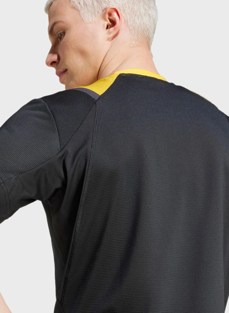 Adidas Pro Ribbed T-Shirt