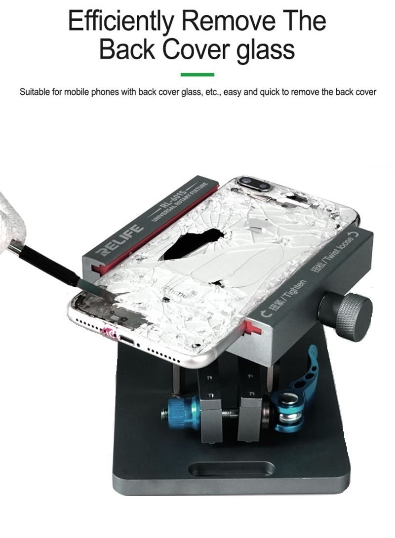 RELIFE RELIFE RL-601S 360 Degree Rotating Universal Fixture for Back Cover Housing Remove - Image 4