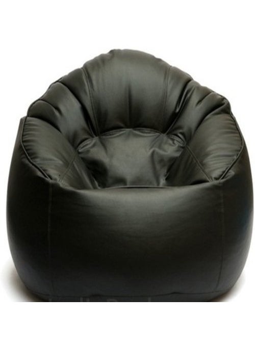 caddyFull caddyFull XXL Muddha Chair Without Beans Black LeatherSuede  - Image 1