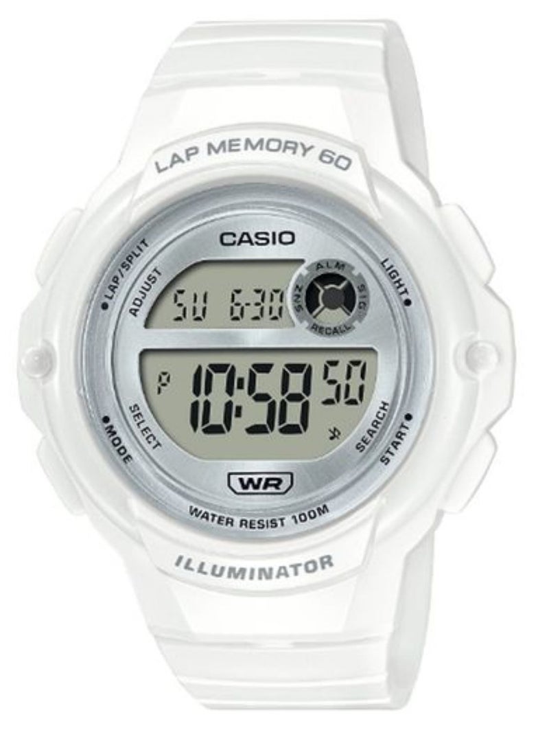 CASIO Water Resistant Digital ResinBand Watch For women LWS-1200H-7A1VDF - Image 1