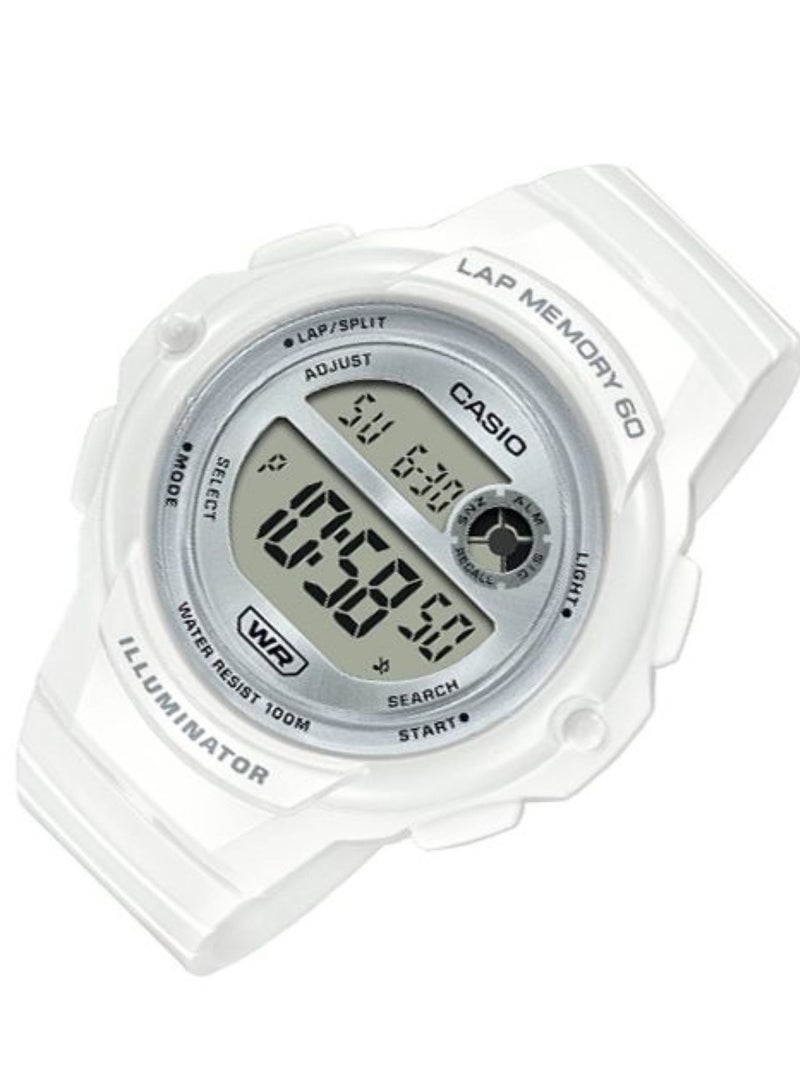 CASIO Water Resistant Digital ResinBand Watch For women LWS-1200H-7A1VDF - Image 3