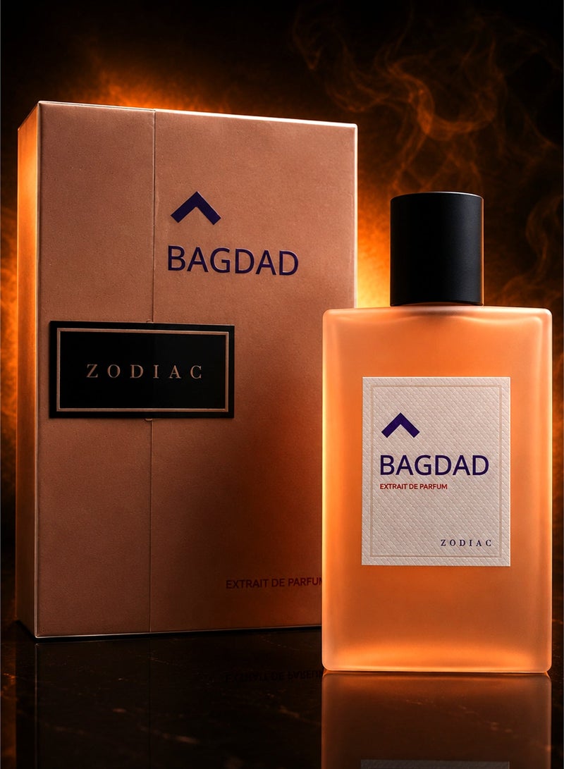 Zodiac Bagdad Extrait De Perfume 60ml | Long Lasting Unisex Perfume with Vanilla, Black Tea & Patchouli Notes | Best Perfume for Gifting your Loved One - Image 1