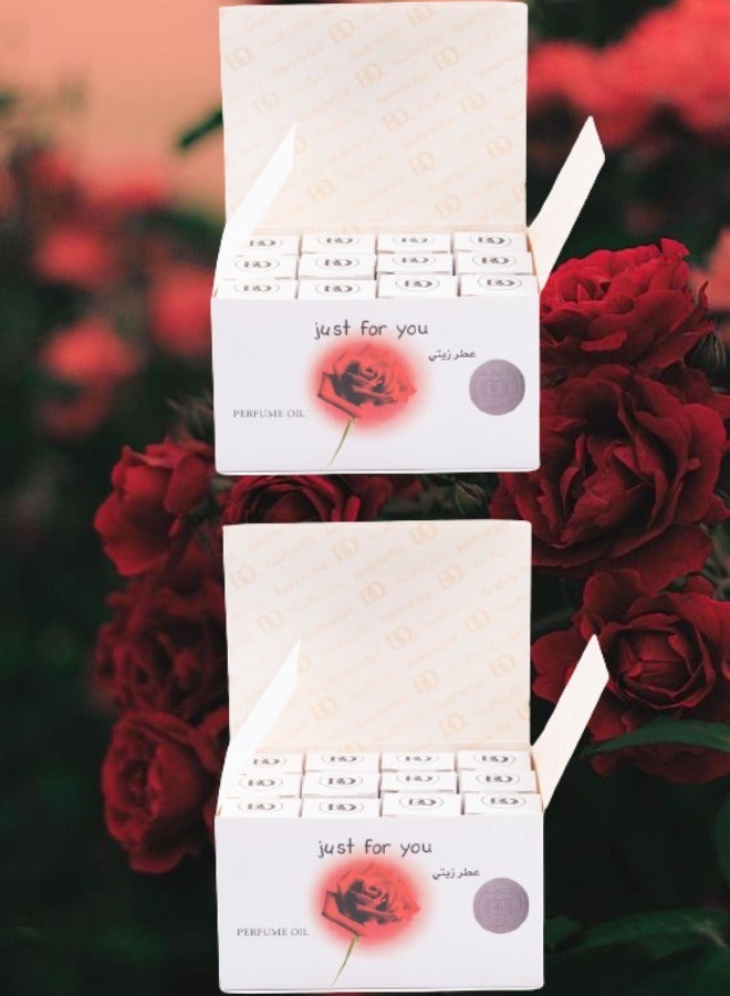 Banafa 24 Pieces Just For You Perfume Oil 3 ml - Image 1