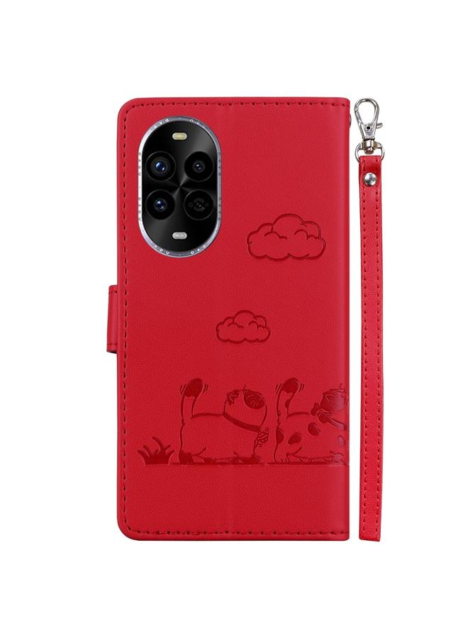 Zaboon Case For Huawei nova 13 Pro Cute Cats RFID Leather Phone Case - Image 3