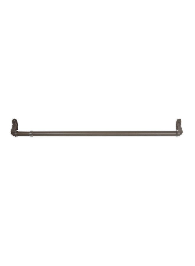 Rod Desyne 5/8" Blackout Curtain Rod 28-48 inch - Antique Brass - Image 4