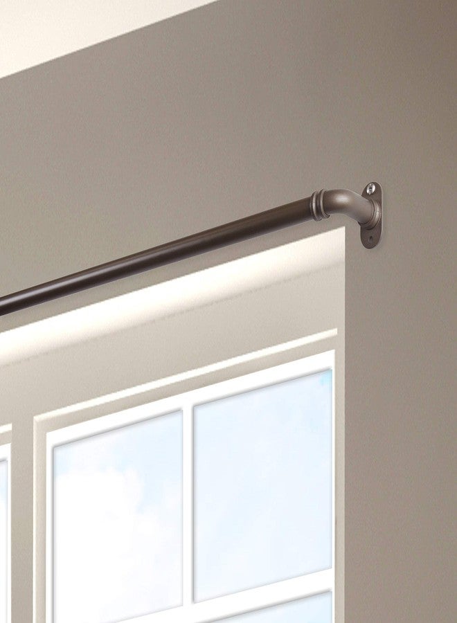 Rod Desyne 5/8" Blackout Curtain Rod 28-48 inch - Antique Brass - Image 3