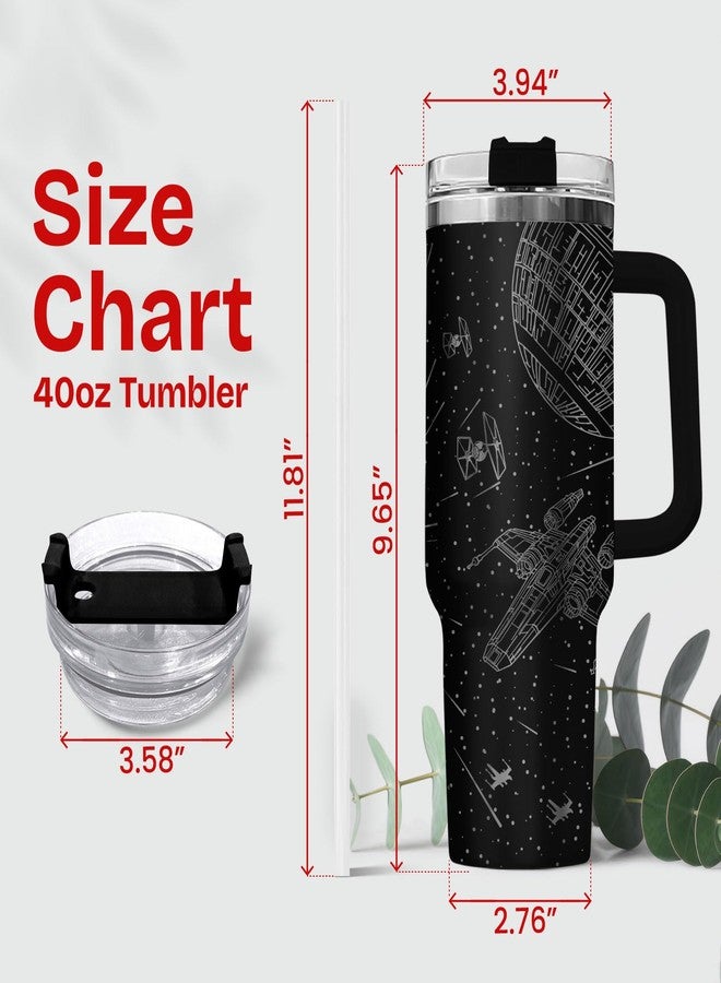 34HD Gifts for Movie Lovers, Movie 40 Oz Tumbler with Handle, Lid, and Straw, Movie Fan Cup, Funny Movie Mug, Birthday Gifts for Movie Fans - Image 2