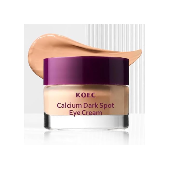 Calcium Dark Spot Erasing Eye Cream, Collagen Niacinamide Under Eye Cream for Dark Circles Look, Puffiness & Fine Lines, Hydrating Brightening Eye Treatment
