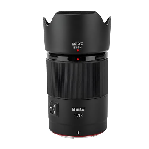 Meike 50mm F1.8 AF STM E-Mount Telephoto Prime Lens | Full Frame Portrait Lens Compatible with Sony E Mount Cameras A7 A7R A74 A7R4 A7III A7RII A7RIII A7SIII A9 - Image 1