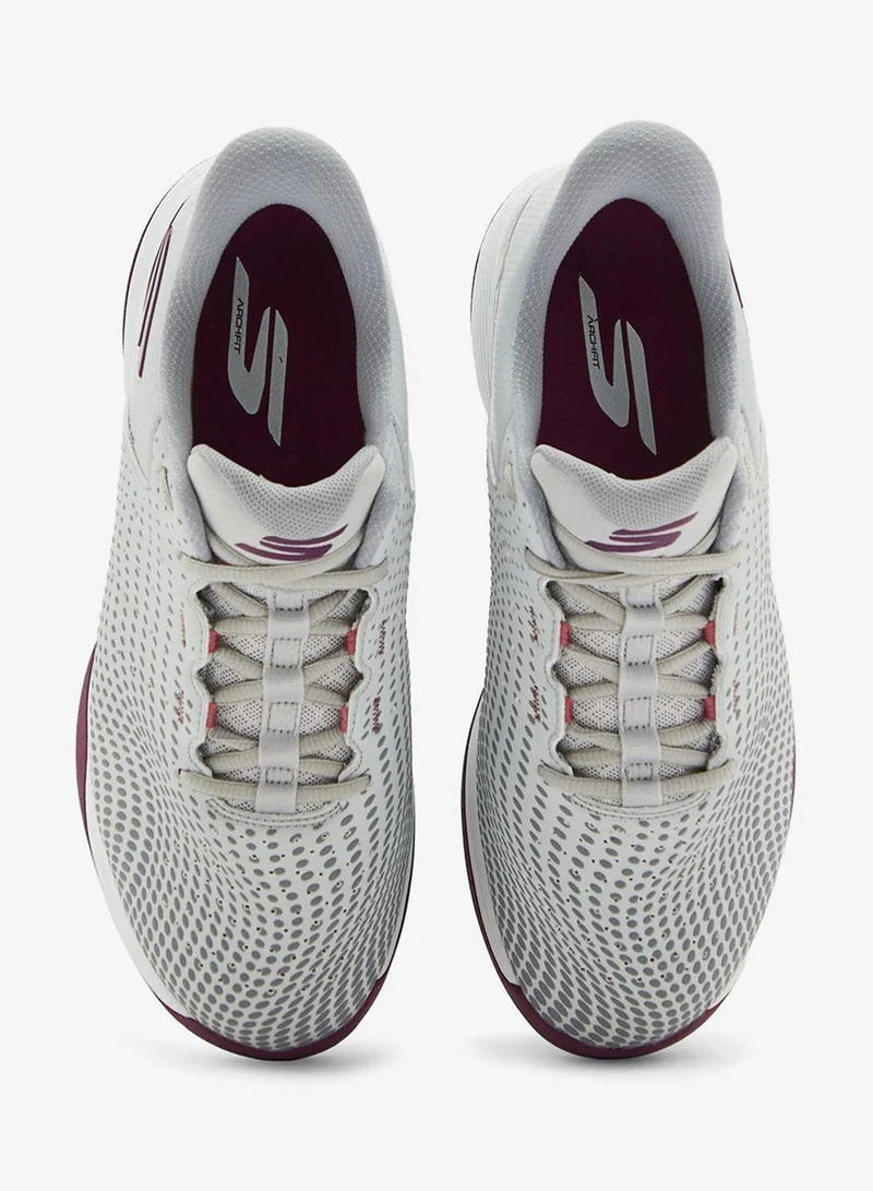 SKECHERS gray/purple Viper Court Reload for Women | Best Price UAE