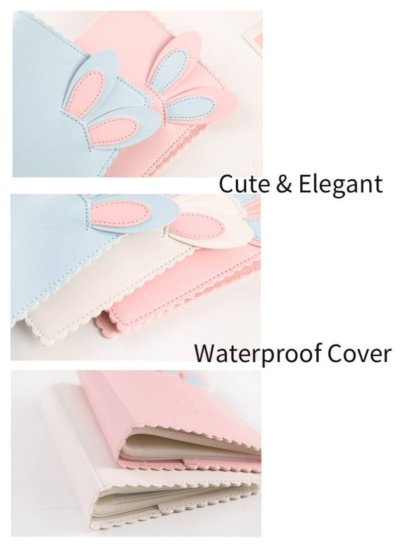 السعي للأفضل 192 جيب ألبوم صور صغير لطيف لكاميرا Fujifilm Instax Mini، 3 عبوات ألبوم صور أرنب لكاميرا Polaroid Snap، لكاميرات Z2300 و SocialMatic الفورية وطابعة Zip الفورية، ألبوم صور فورية ملحقات كاميرا صغيرة - Image 4