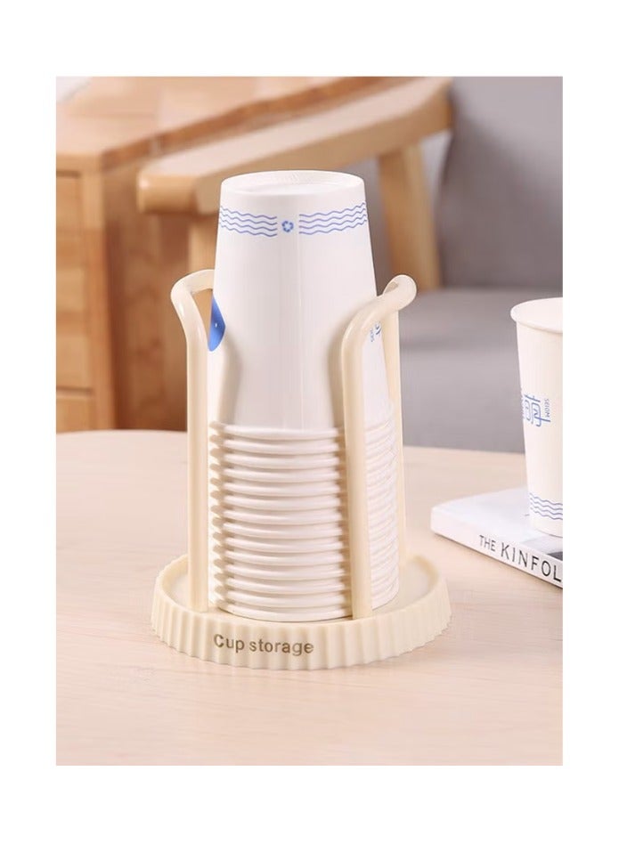 Generic Multi-Functional Home Paper Cup Holder - Beige  - Image 2