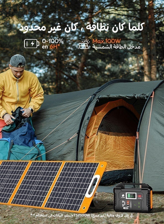 FlashFish E200 Portable Power Station 200W / 151Wh Lithium Battery Emergency Power Generator Compitable For Outdoor Camping RVs - Image 5