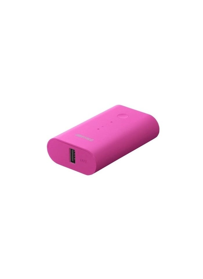 Buffalo - iBuffalo BSMPB09PKME Power Bank for Smartphone/Tablets 5200mAh-PINK - Image 1