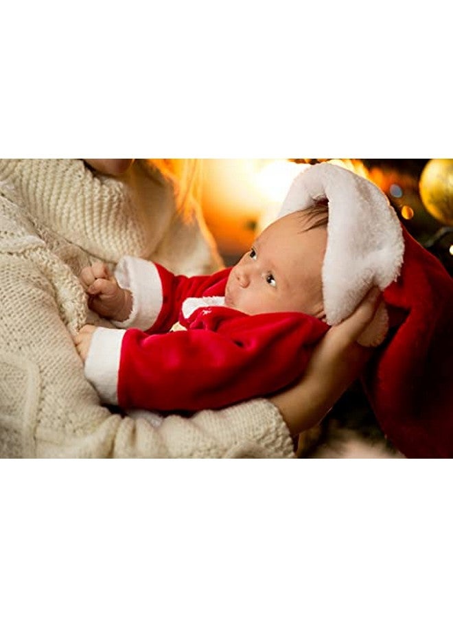 Own Box Wool Christmas Costume Dress with Jacket Pant Cap Pouch, Santa Claus Dress for New Born Baby Girl & Baby Boy, Santa Claus Dress for Kids, Age 1 to 2 Year - Image 4