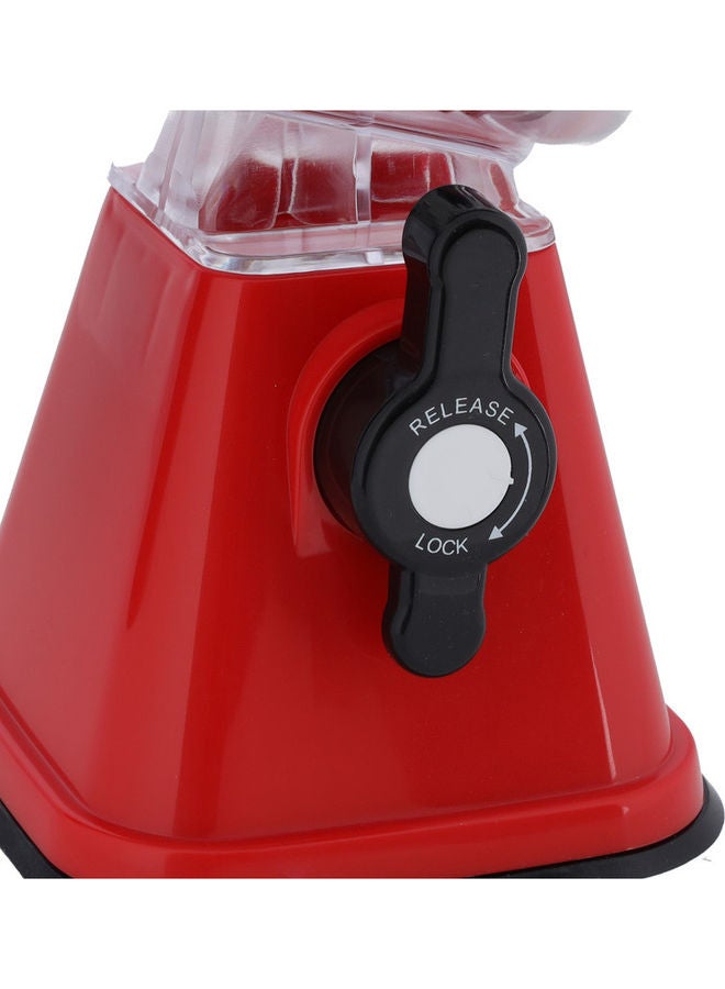 Royalford Rotary Grater 3 Interchangeable Stainless Steel Blades Multicolour 26x17x13.8cm - Image 5