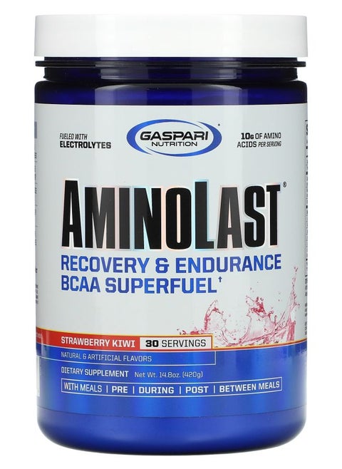 Aminolast Recovery & Endurance BCAA Superfuel Strawberry Kiwi 14.8 oz (420 g)