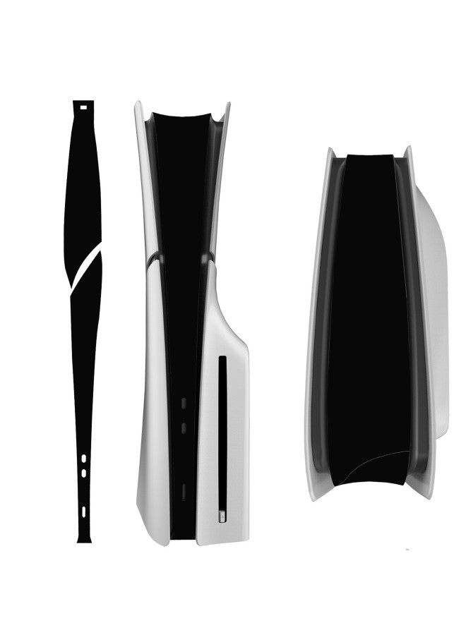 PS5 Slim Host Middle Sticker PS5 Slim Anti-scratch Digital Optical Drive Version Universal Host Middle Sticker-Color:Slim Middle Sticker-carbon Fiber Powder - Image 2