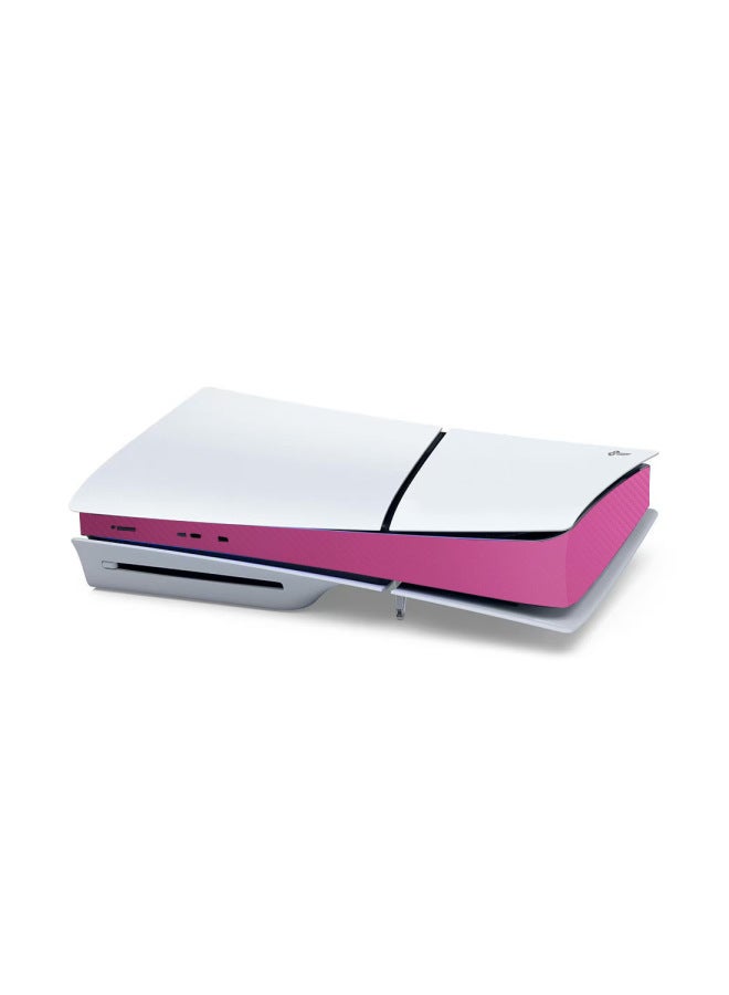 PS5 Slim Host Middle Sticker PS5 Slim Anti-scratch Digital Optical Drive Version Universal Host Middle Sticker-Color:Slim Middle Sticker-carbon Fiber Powder - Image 1