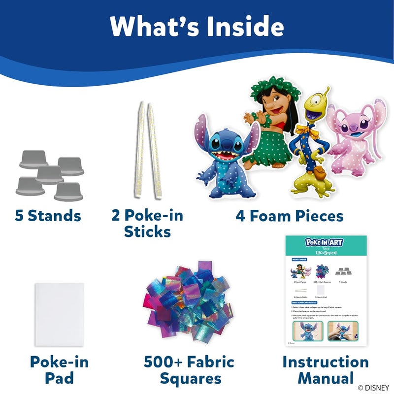Skillmatics Poke-in Art - Lilo & Stitch, Mess-Free Fun for Kids, DIY Craft Kits, Creative Activity, Gifts for Girls & Boys Ages 4, 5, 6, 7, 8, 9 - Image 3