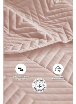 Ross 100% Cotton Bedspread (Pique) Set Double Quilted Striped Daily Washable Powder - pzsku/Z738E418D1841CDCE4BB1Z/45/_/1740652470/cdff5edf-c8fe-4761-bcf6-b2e21fc4fb5c