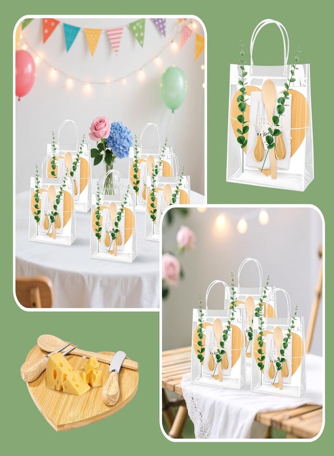 KBDHYY 55Pcs Baby Shower Prizes for Game Winners Adults 6 Sets Wedding Bridal Party Favors for Guests with Bamboo Cheese Board Butter Spreaders Forks Kitchen Towels Thank You Gift（Love） - Image 5