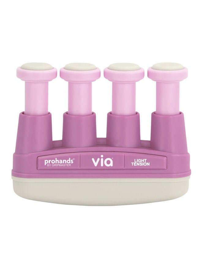 Prohands (Light Tension, Pink) - Gripmaster VIA Light Hand and Finger Exerciser - Pink, 1.8kg - Image 1