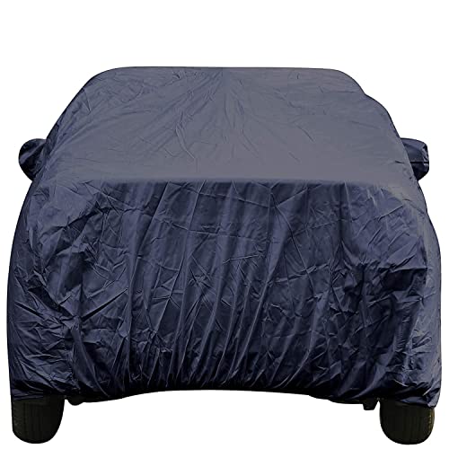 Autofact Car Body Cover Compatible for Maruti Fronx. with Mirror Pockets (Navy Blue) - Image 3