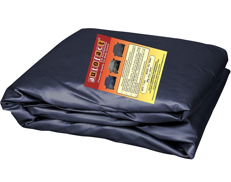 Autofact Car Body Cover Compatible for Maruti Fronx. with Mirror Pockets (Navy Blue) - Image 5