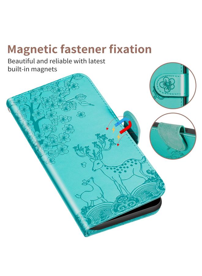 S-TOP Case For Samsung Galaxy S20 Ultra Sika Deer Embossing Pattern Horizontal Flip PU Leather Case with Holder & Card Slot & Wallet & Photo Frame - Image 5