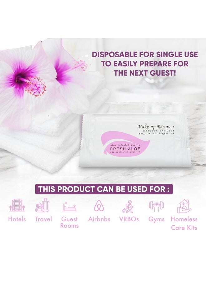 1-Shoppe All-in-Kit - Fresh Aloe Makeup Remover Wipe for Hotel, AirBnB, VRBO, Vacation Rental (Case of 50) - Image 1
