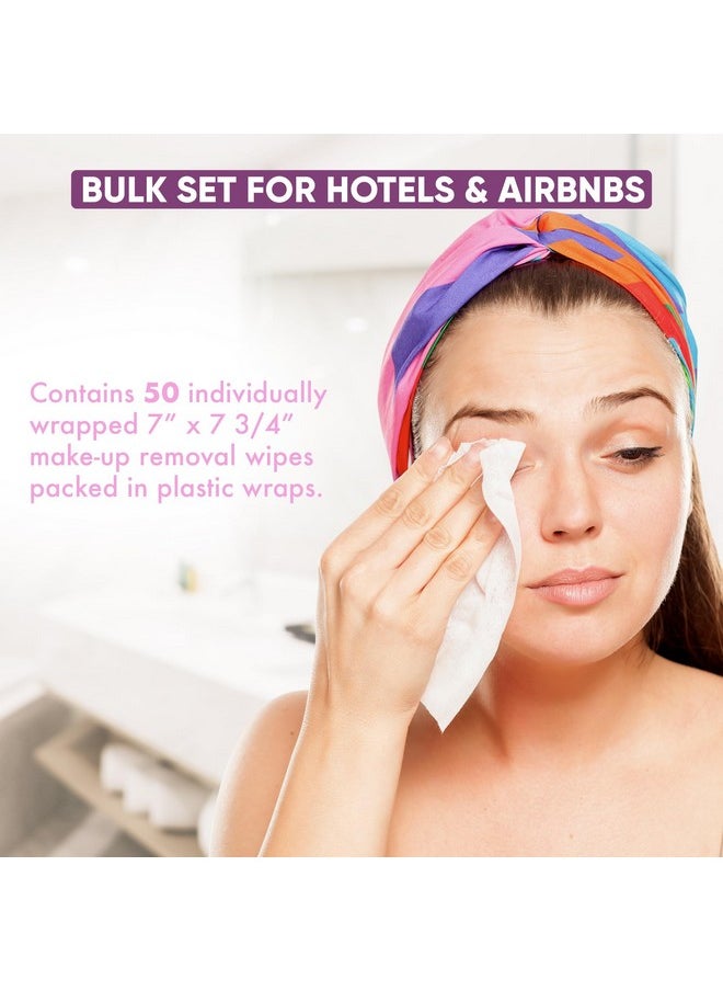 1-Shoppe All-in-Kit - Fresh Aloe Makeup Remover Wipe for Hotel, AirBnB, VRBO, Vacation Rental (Case of 50) - Image 1