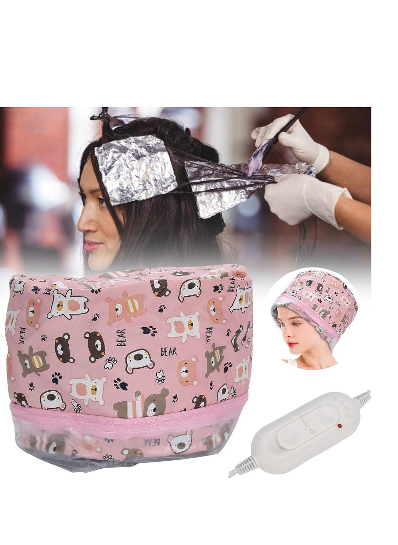 Filfeel Thermal Heat Treatment Spa Hair Masks, Deep Conditioning Treatments Electric Steamer Hat (US)  - Image 4