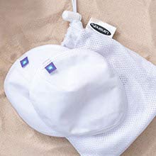 Lansinoh Washable Nursing Pads for Breastfeeding Moms, Teardrop Contoured Bamboo Viscose Pad, 4 Reusable Breast Pad for Every Day and Night Use, Quick & High Absorption, Includes Mesh Wash Bag, White - Image 5