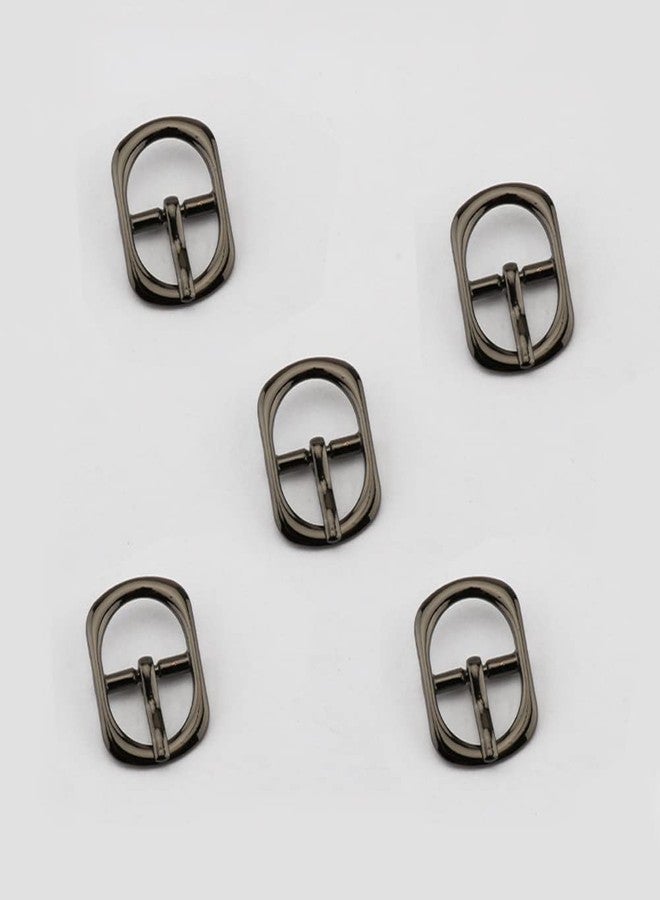 luzen 12Pcs Alloy Metal Single Prong Pin Buckles Center Bar Buckles Shoes Strap Watch Belt Buckles Bag Purse Making Hardware Craft Accessories (3 Colors, 12mm inner dia) - Image 3