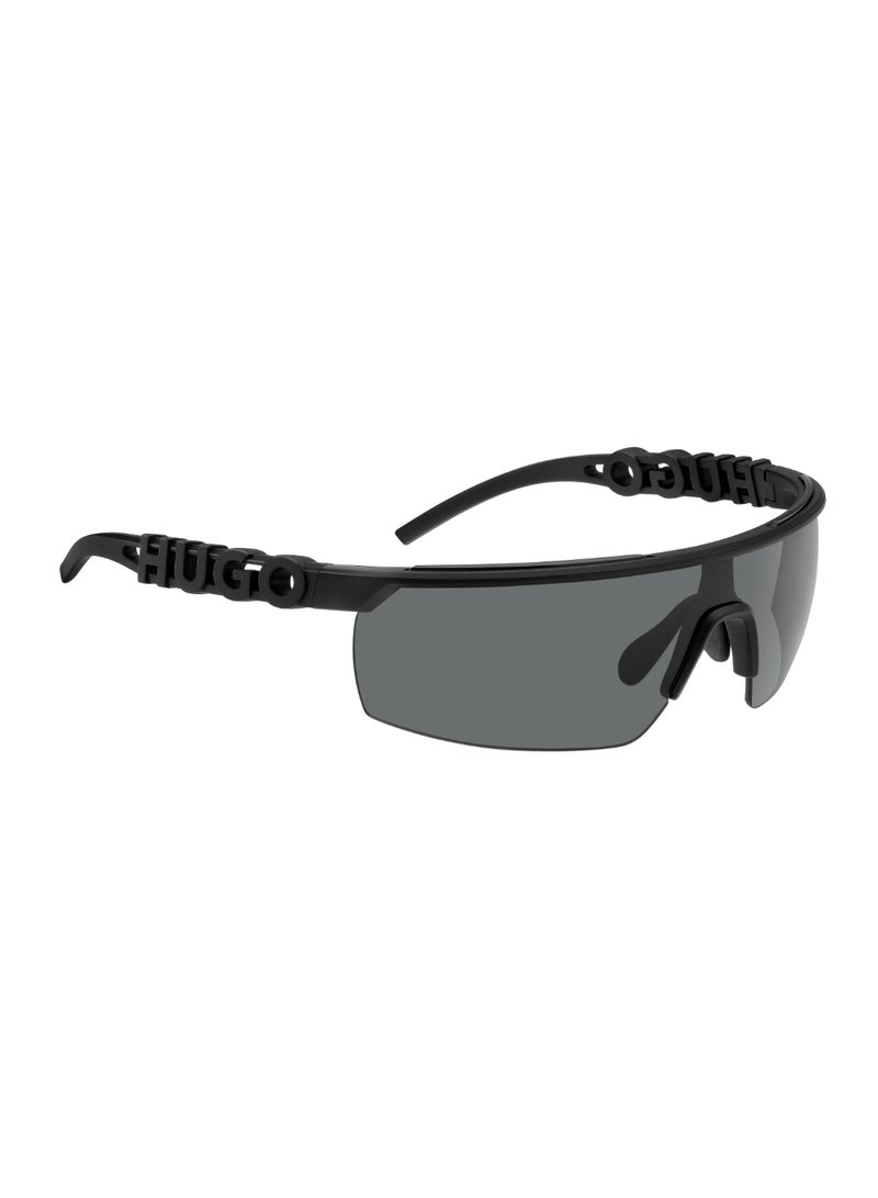 HUGO Men's Uv Protection Sunglasses Hg 1284/S Grey 48 - Lens Size: 47.8 Mm - Black - Image 2