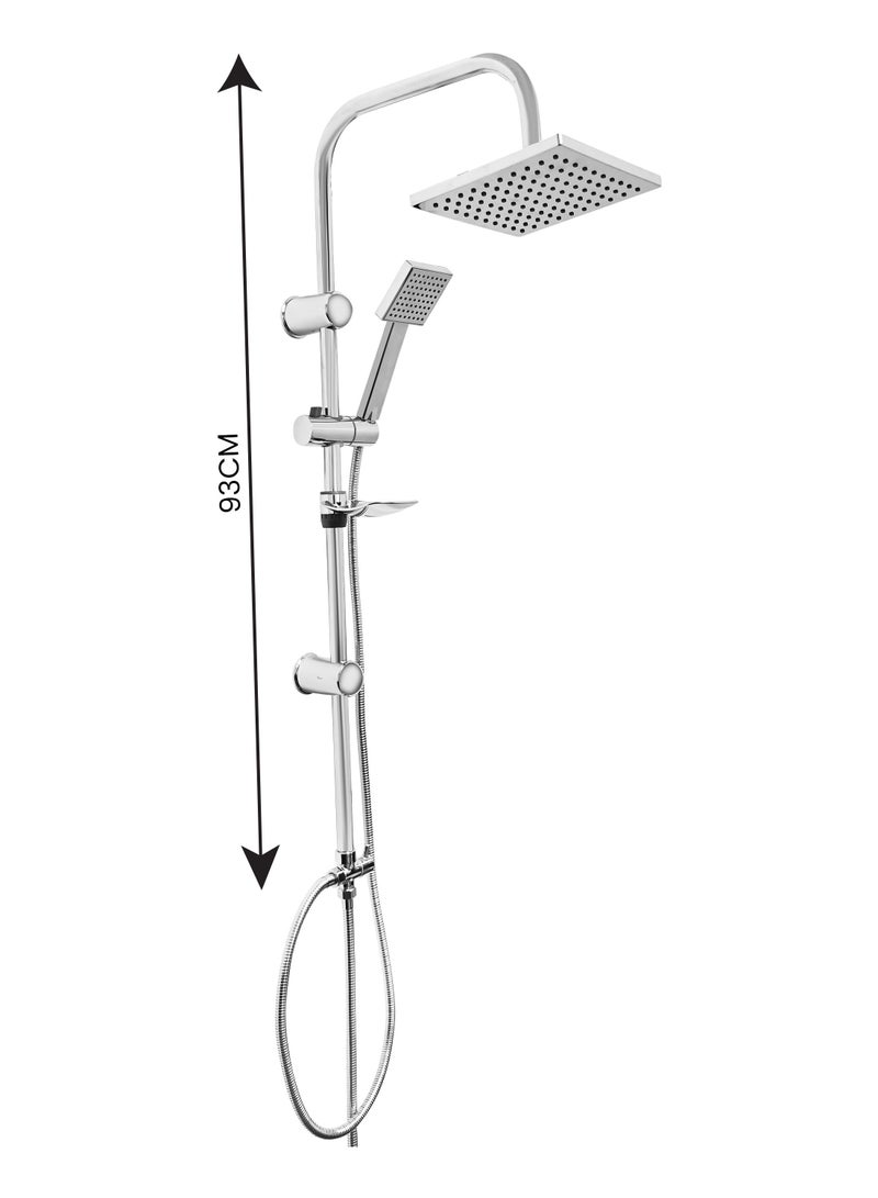 FRIZONE Shower Faucet set, Shower Kit 9001, Shower Kit with shower head, hand shower, Soap Dish, Diverter - Image 4