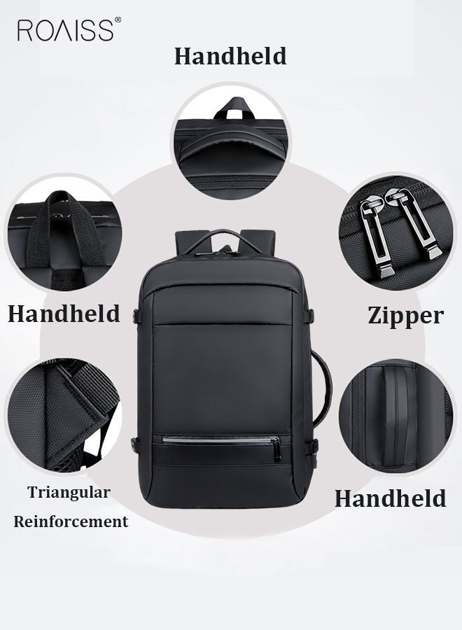 Multi Purpose Large Capacity Laptop Backpack with USB Charge Men Extra Large Carry On Backpack Men Water Resistant Traveling Suitcase Weekender Bag Daypack for Business
