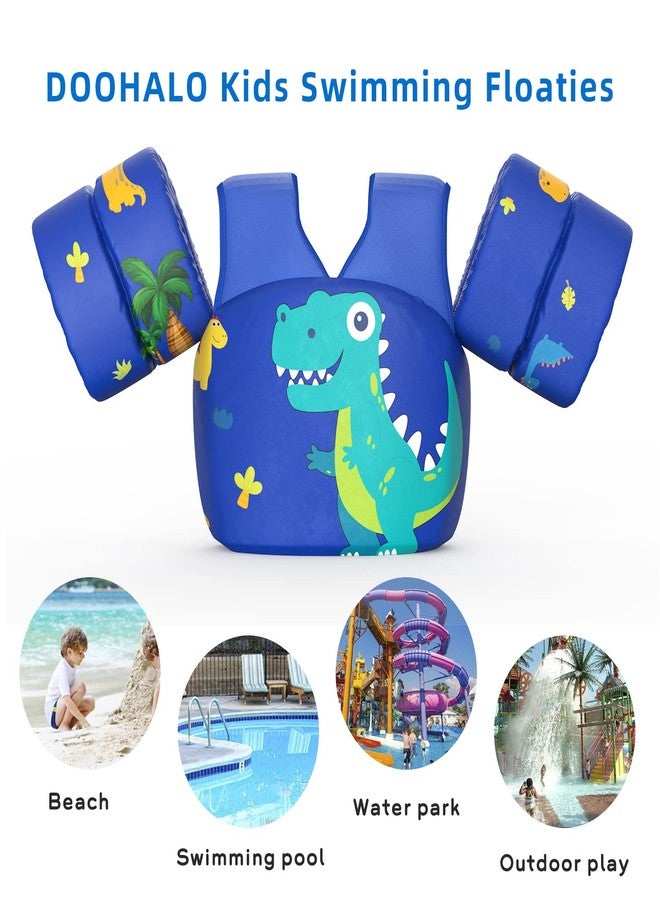 DOOHALO Kids Swim Floats for 28-70 Pounds Kid Arm Shoulder Float Vest Fit for 2-8 Years Older Boys Girls Toddler Baby Children - Image 3