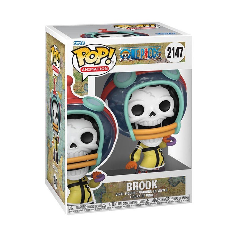 Funko POP! Animation One Piece Brook (Egghead Arc) Vinyl Figure (14.2 cm) - Image 1