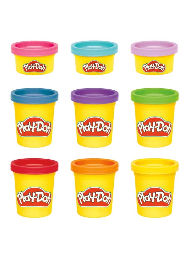 Play-Doh Play-Doh Colorful Compound (9 Pack)  - Image 1