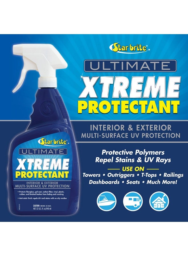 ستار برايت STAR BRITE Ultimate Xtreme Protectant - حماية فائقة من الأشعة فوق البنفسجية للألياف الزجاجية والفينيل والبلاستيك والمطاط والجلد - غير دهني ومضاد للكهرباء الساكنة - 32 أونصة (098832) - Image 2