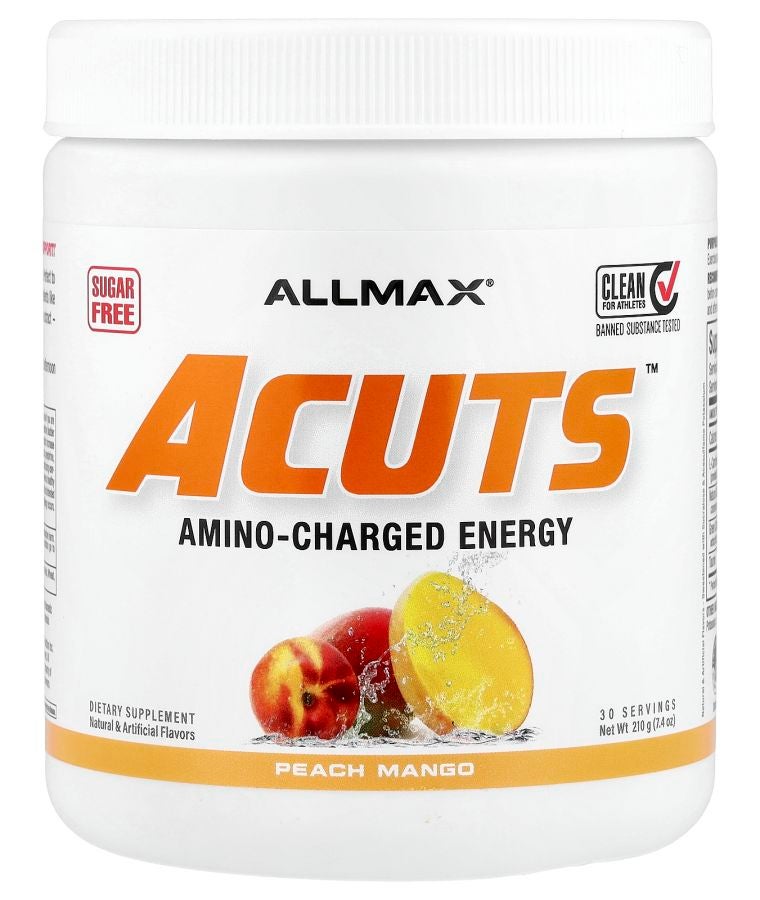 Allmax ACUTS™ Amino-Charged Energy Peach Mango 7.4 oz (210 g)