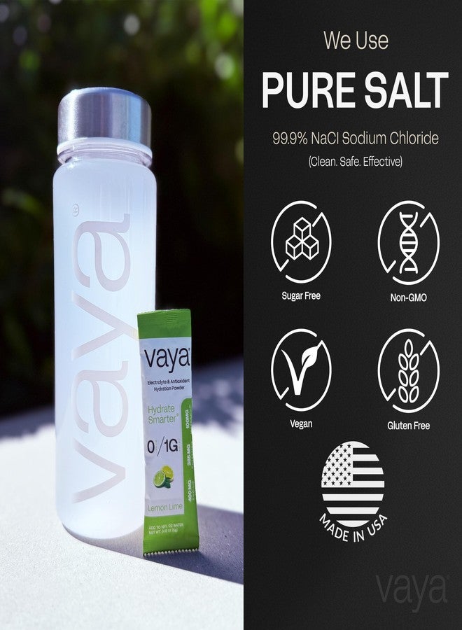 Vaya - Sugar Free Electrolyte Powder Packets – Give Your Body Instant Hydration - with Fasting Electrolytes - Variety Pack - 24 Pack, Raspberry, Grape, Lemon Lime, Watermelon - Image 3
