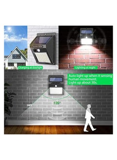 Dreamzon Enhance your outdoor security with iToncs Waterproof Solar Wall Lights! These super bright, wireless lights boast motion sensors and solar power, perfect for your garden's safety.  - Image 2