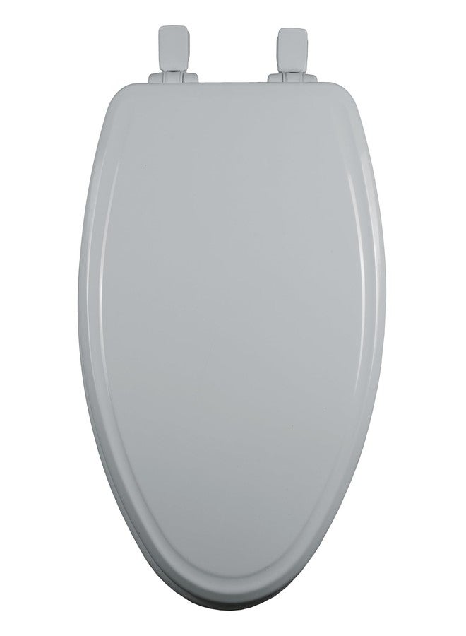 Bemis Ashland Modern Wood Toilet Seat with Decorative Edge, Slow Close, Secure Hinges, Made in USA, Elongated, White - Image 5